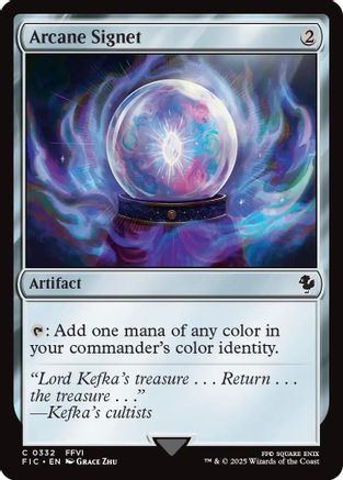 Arcane Signet (0332) (Surge Foil) [FINAL FANTASY Commander]-1