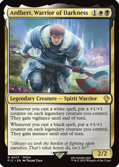 Ardbert, Warrior of Darkness (Surge Foil) [FINAL FANTASY Commander]-1