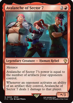 Avalanche of Sector 7 (Surge Foil) [FINAL FANTASY Commander]-1
