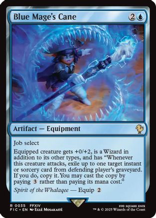 Blue Mage's Cane (Surge Foil) [FINAL FANTASY Commander]-1