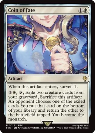 Coin of Fate (Surge Foil) [FINAL FANTASY Commander]-1