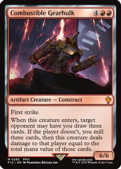 Combustible Gearhulk (Surge Foil) [FINAL FANTASY Commander]-1