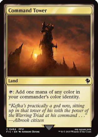Command Tower (0484) (Surge Foil) [FINAL FANTASY Commander]-1