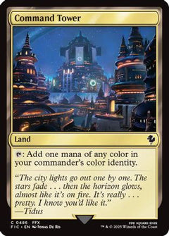 Command Tower (0486) (Surge Foil) [FINAL FANTASY Commander]-1