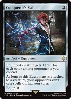 Conqueror's Flail (Surge Foil) [FINAL FANTASY Commander]-1