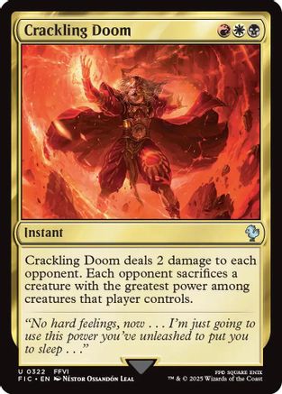 Crackling Doom (Surge Foil) [FINAL FANTASY Commander]-1