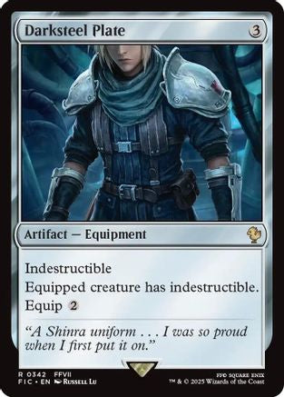 Darksteel Plate (Surge Foil) [FINAL FANTASY Commander]-1