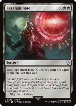 Exsanguinate (Surge Foil) [FINAL FANTASY Commander]-1