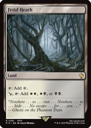 Fetid Heath (Surge Foil) [FINAL FANTASY Commander]-1