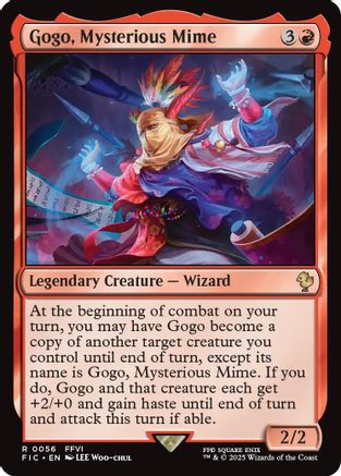 Gogo, Mysterious Mime (Surge Foil) [FINAL FANTASY Commander]-1