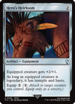 Hero's Heirloom (Surge Foil) [FINAL FANTASY Commander]-1
