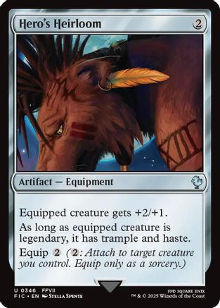 Hero's Heirloom (Surge Foil) [FINAL FANTASY Commander]-1