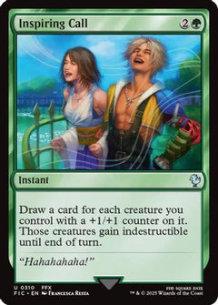 Inspiring Call (Surge Foil) [FINAL FANTASY Commander]-1