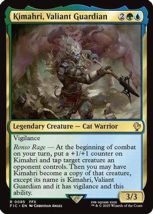 Kimahri, Valiant Guardian (Surge Foil) [FINAL FANTASY Commander]-1