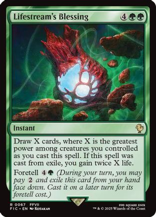 Lifestream's Blessing (Surge Foil) [FINAL FANTASY Commander]-1