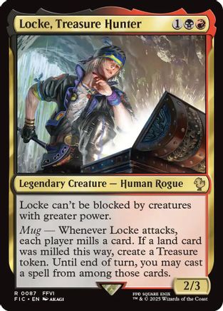 Locke, Treasure Hunter (Surge Foil) [FINAL FANTASY Commander]-1
