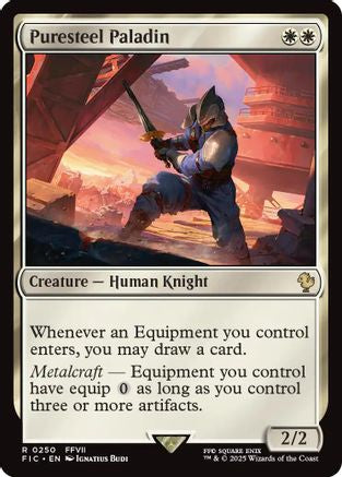 Puresteel Paladin (Surge Foil) [FINAL FANTASY Commander]-1