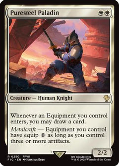 Puresteel Paladin (Surge Foil) [FINAL FANTASY Commander]-1