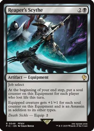Reaper's Scythe (Surge Foil) [FINAL FANTASY Commander]-1