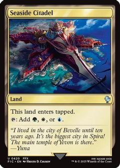 Seaside Citadel (Surge Foil) [FINAL FANTASY Commander]-1
