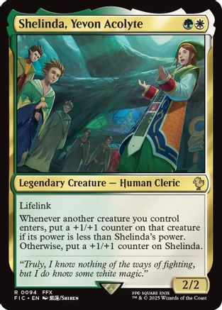 Shelinda, Yevon Acolyte (Surge Foil) [FINAL FANTASY Commander]-1
