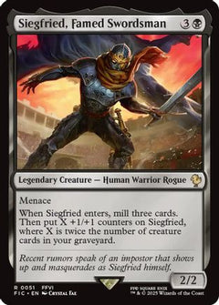 Siegfried, Famed Swordsman (Surge Foil) [FINAL FANTASY Commander]-1