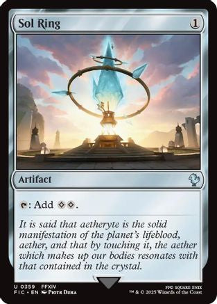 Sol Ring (0359) (Surge Foil) [FINAL FANTASY Commander]-1