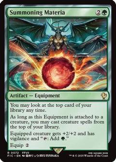Summoning Materia (Surge Foil) [FINAL FANTASY Commander]-1