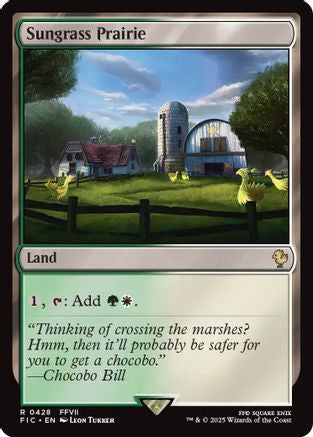 Sungrass Prairie (Surge Foil) [FINAL FANTASY Commander]-1