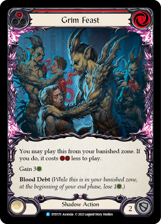 Grim Feast (Red) [DTD175] (Dusk Till Dawn)  Rainbow Foil-2