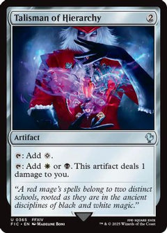 Talisman of Hierarchy (Surge Foil) [FINAL FANTASY Commander]-1