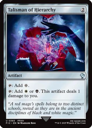 Talisman of Hierarchy (Surge Foil) [FINAL FANTASY Commander]-1