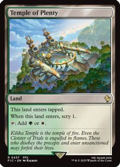 Temple of Plenty (Surge Foil) [FINAL FANTASY Commander]-1