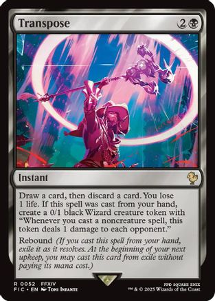 Transpose (Surge Foil) (FIC-052) - Commander: FINAL FANTASY Foil-1