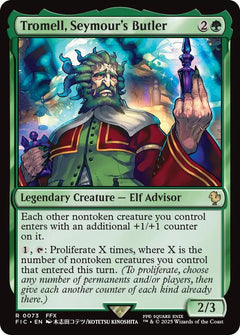 Tromell, Seymour's Butler (Surge Foil) [FINAL FANTASY Commander]-1
