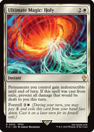 Ultimate Magic: Holy (Surge Foil) (FIC-032) - Commander: FINAL FANTASY Foil-1