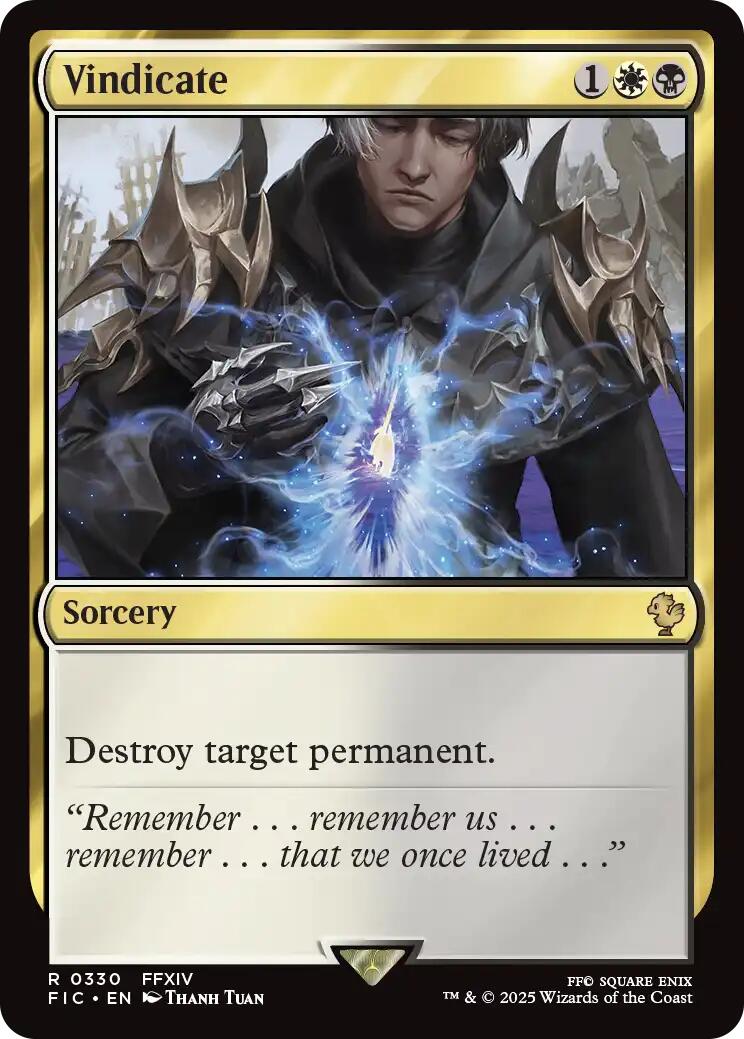 Vindicate (Surge Foil) [FINAL FANTASY Commander]-1