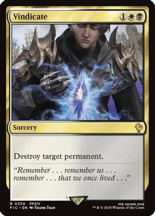 Vindicate (Surge Foil) (FIC-330) - Commander: FINAL FANTASY Foil-1