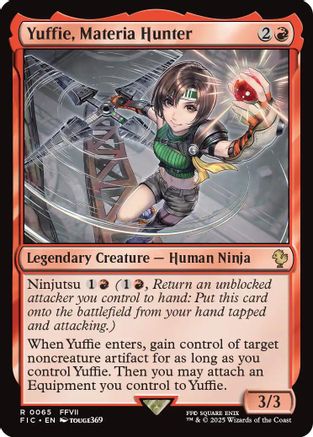Yuffie, Materia Hunter (Surge Foil) (FIC-065) - Commander: FINAL FANTASY Foil-1