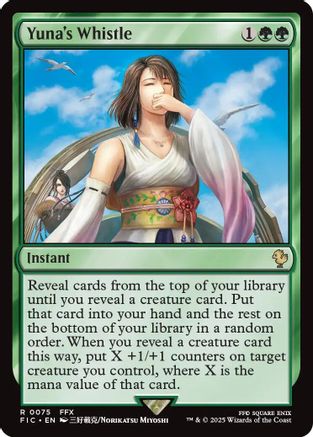 Yuna's Whistle (Surge Foil) (FIC-075) - Commander: FINAL FANTASY Foil-1