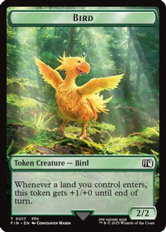 Bird (0017) // Wizard (0015) Double-Sided Token [FINAL FANTASY Tokens]-3