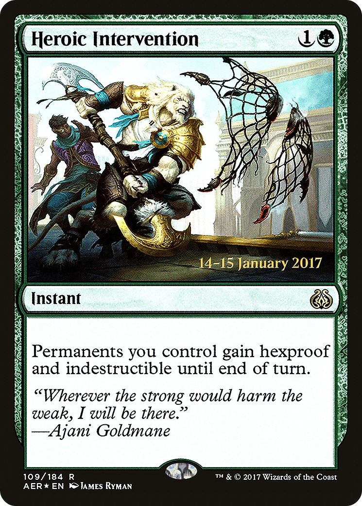 Heroic Intervention [Aether Revolt Prerelease Promos]-1