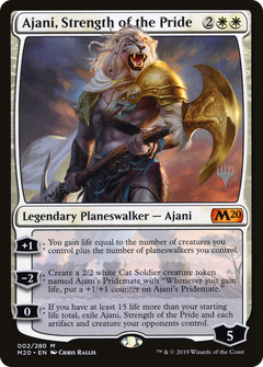 Ajani, Strength of the Pride (Promo Pack) [Core Set 2020 Promos]-1