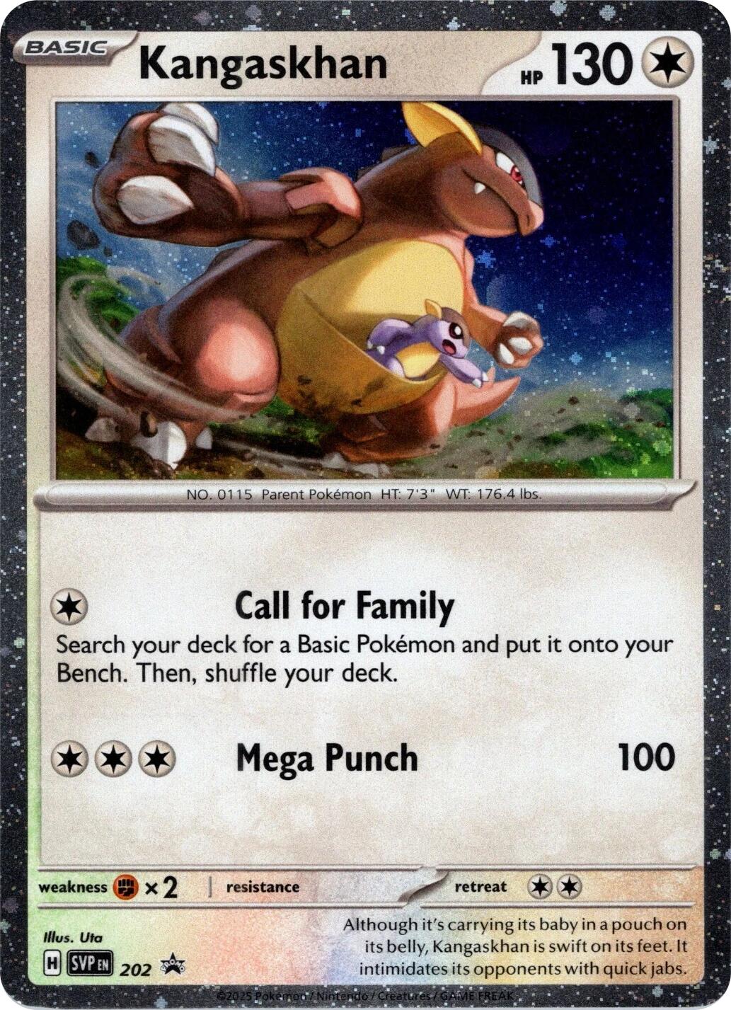 Kangaskhan (202) (Cosmos Holo) [Scarlet & Violet: Black Star Promos]-1