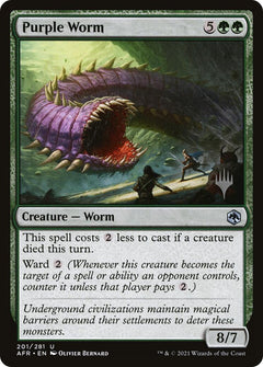 Purple Worm (Promo Pack) [Tarkir: Dragonstorm Promos]-1