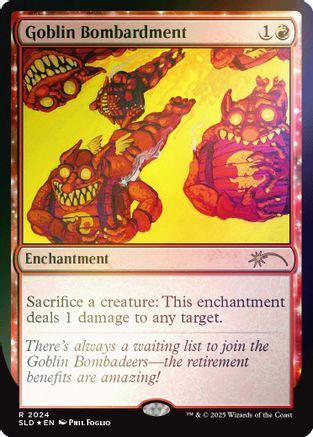 Goblin Bombardment (2024) (Rainbow Foil) [Secret Lair Drop Series]-1