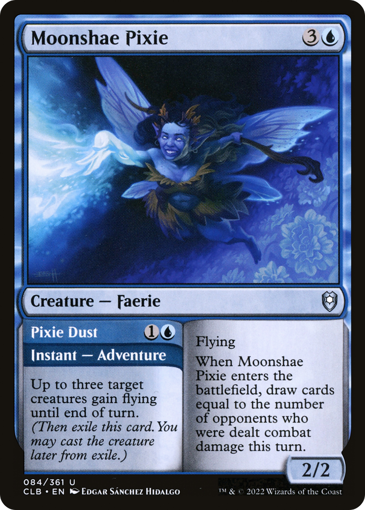Moonshae Pixie // Pixie Dust [Commander Legends: Battle for Baldur's Gate]-1