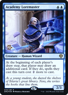 Academy Loremaster [Dominaria United Prerelease Promos]-1