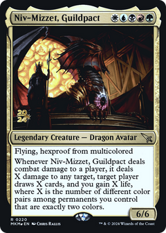 Niv-Mizzet, Guildpact [Murders at Karlov Manor Prerelease Promos]-1