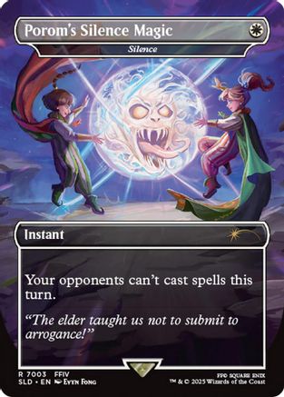 Porom's Silence Magic - Silence [Secret Lair Drop Series]-1